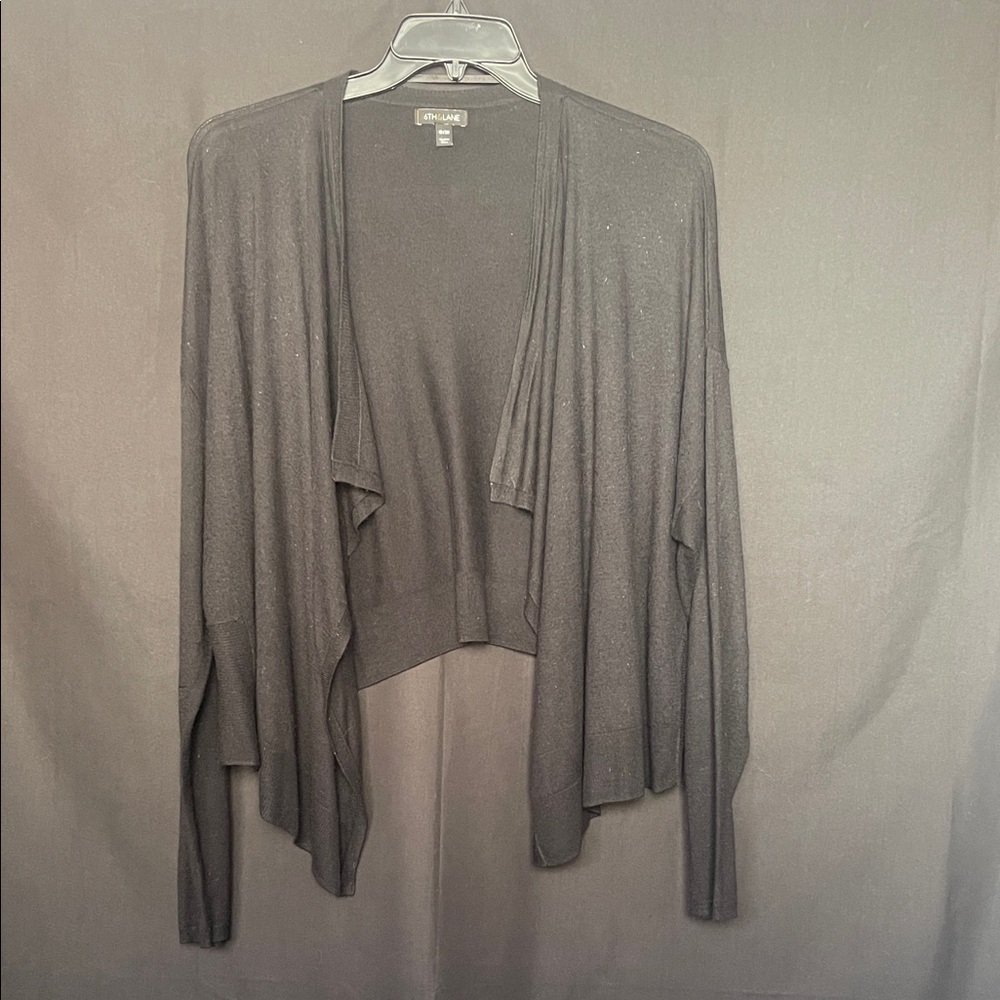 Black Draped Cardigan/Shrug